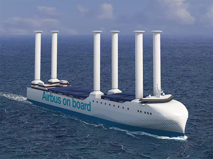 Complete Sets by SCMET: Sail assisted RORO transport vessel 'Airbus on board