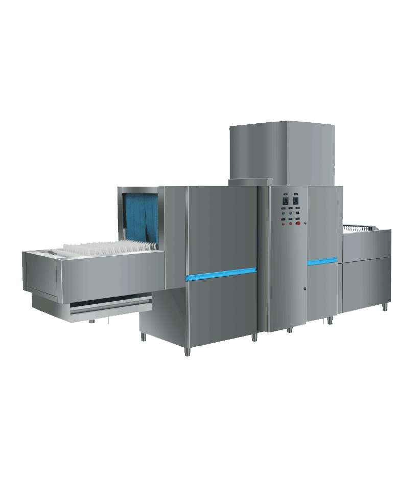 Marine Dishwasher Machine (Flight Type / Rack Conveyor)